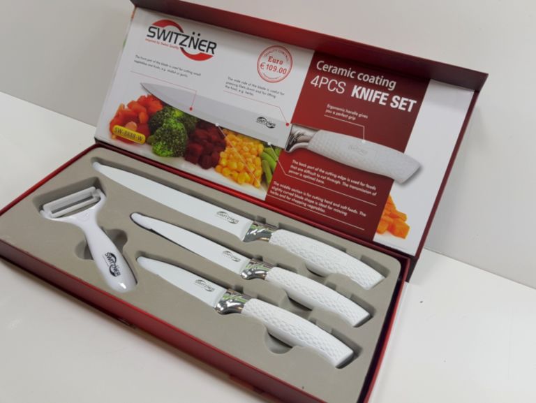 NOŻE BIAŁE SWITZNER 3 + 1 SW-8888-W