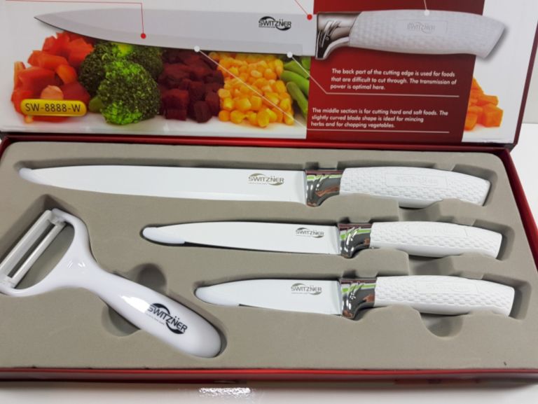 NOŻE BIAŁE SWITZNER 3 + 1 SW-8888-W
