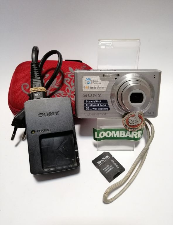 SONY DSC-W610 + ŁADOWARKA + ETUI