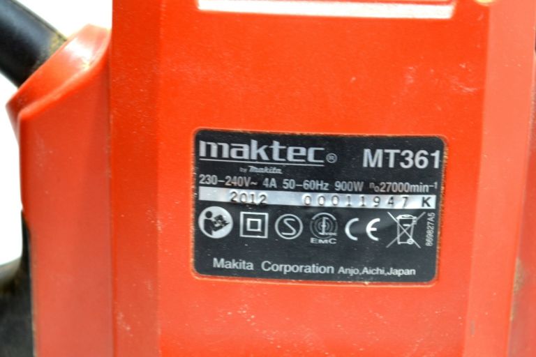 MAKTEC MT361 FREZARKA GÓRNOWRZECIONOWA 900W
