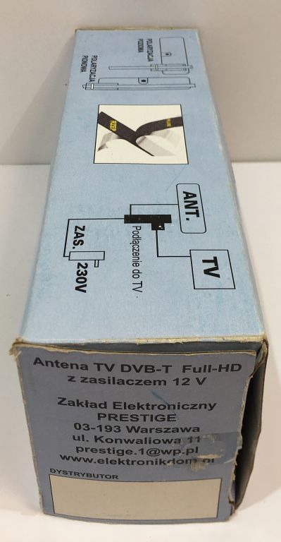 ANTENA TV POKOJOWA DVB-T DTV-212 PRESTIGE 36DB