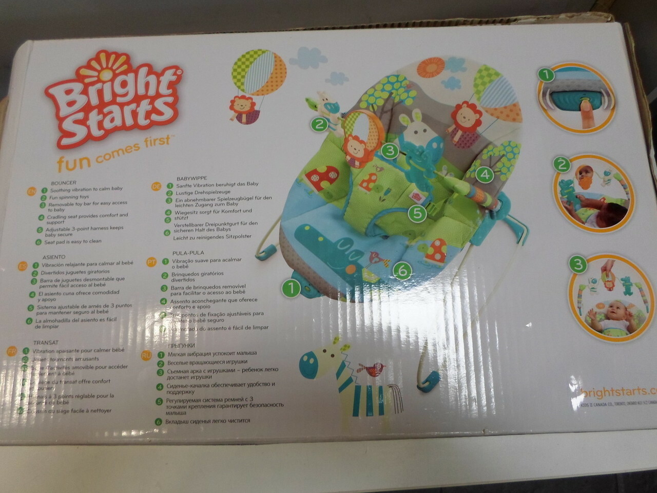 lezaczek-bujak-dzieciecy-bright-starts-h-45-promo-stan-uzywany