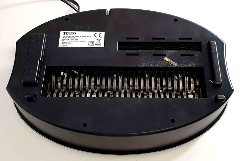 niszczarka-do-dokuentow-tesco-fxcut03-stan-uzywany