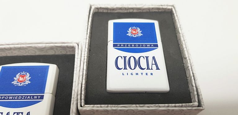 ZAPALNICZKA GAZOWA PUDEŁKO PREZENT UPOMINEK
