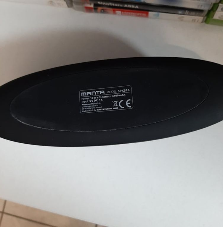 GŁOŚNIK MANTA SPK516BK STAN BARDZO DOBRY!