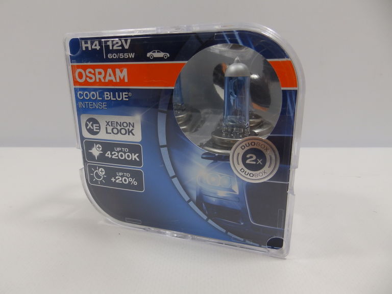 OSRAM 64193CBI-HCB H4 COOL BLUE INTENSE DUO 4200K
