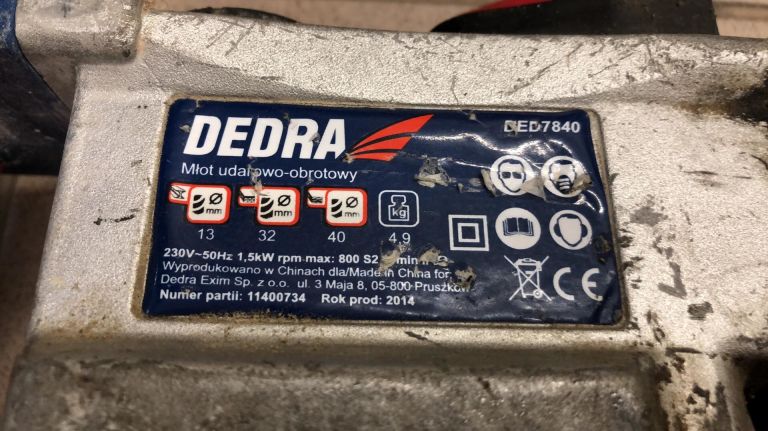 MŁOTOWIERTARKA DEDRA DED7840