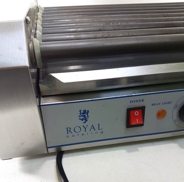 ROLLER GRILL DO PARÓWEK MOC 1800 W TEFLONOWE ROLKI ROYAL CATERING