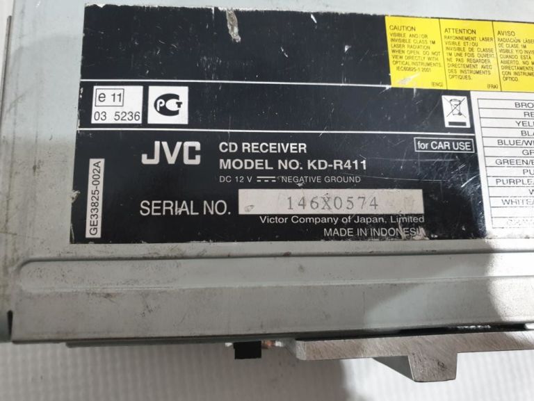 RADIO SAMOCHODOWE JVC KD-R411