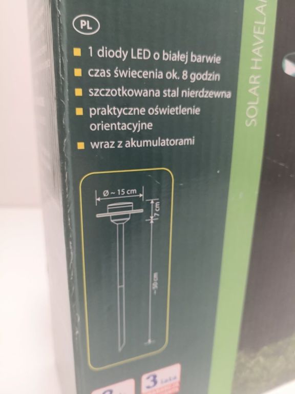 LAMPA SOLARNA OGRODOWA LIGHTZONE
