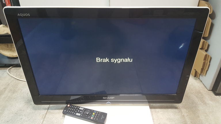 SHARP 26LE430 DVB-T MPEG-4 USZKODZONY