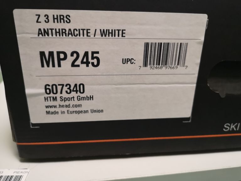 HEAD MP 245 BUTY NARCIARSKIE R38