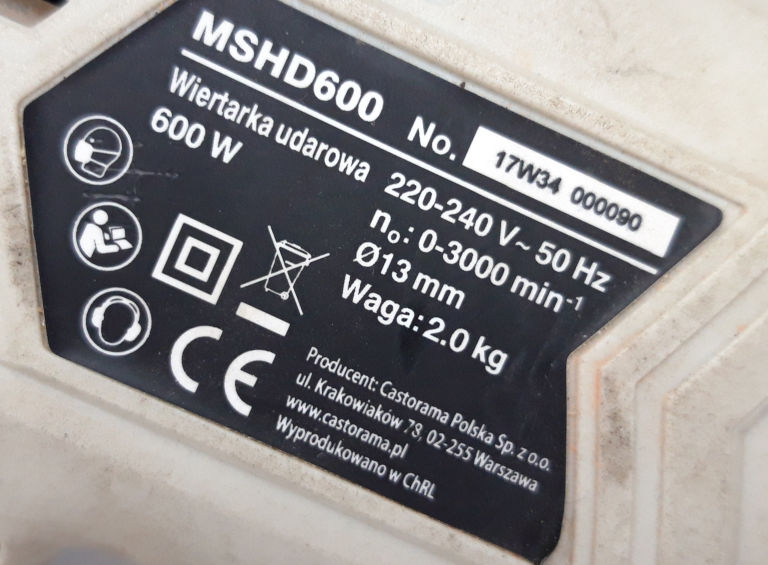 MACALLISTER MSHD600