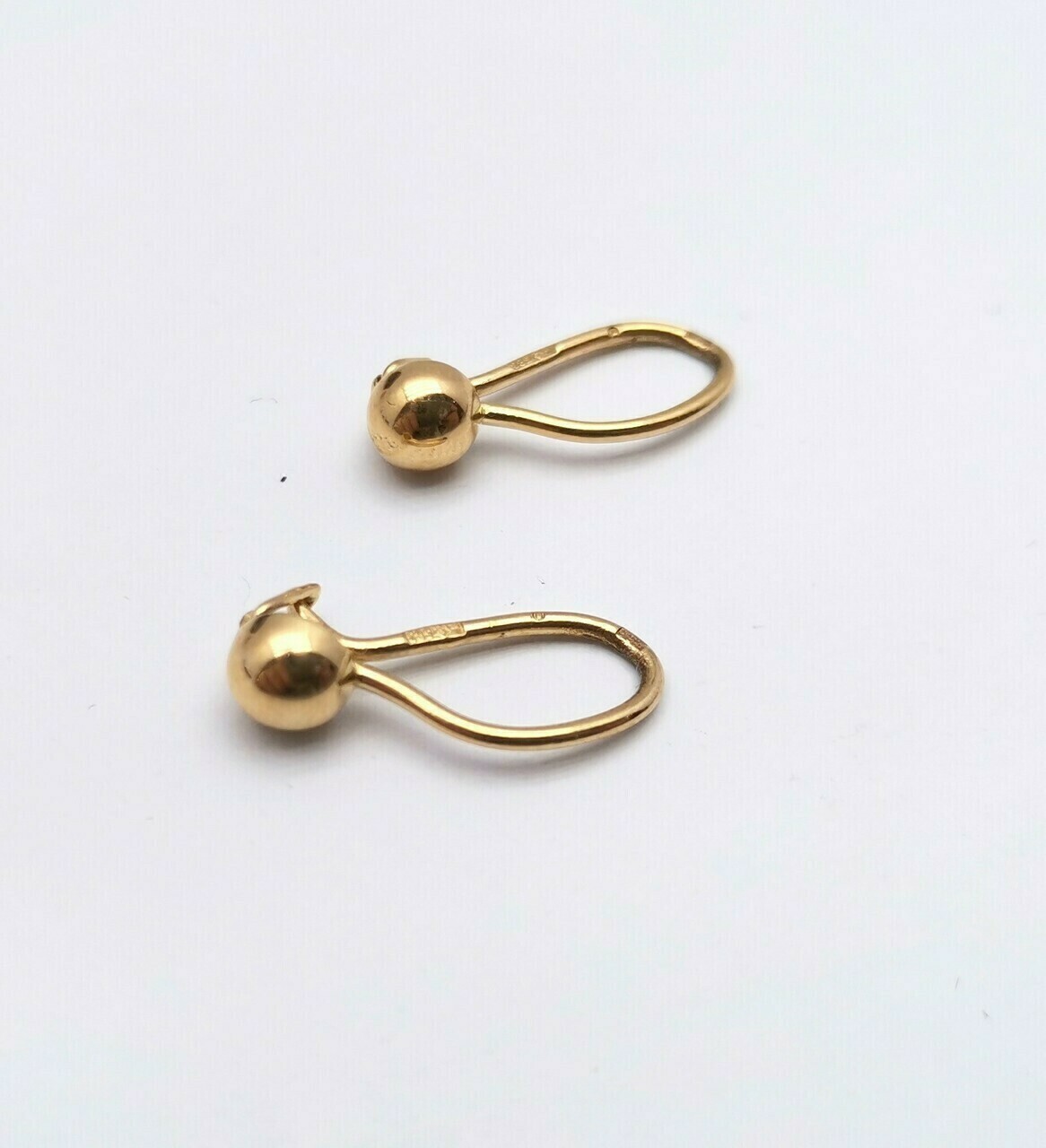zlote-kolczyki-kulki-583-rodzaj-bigla-zamkniety