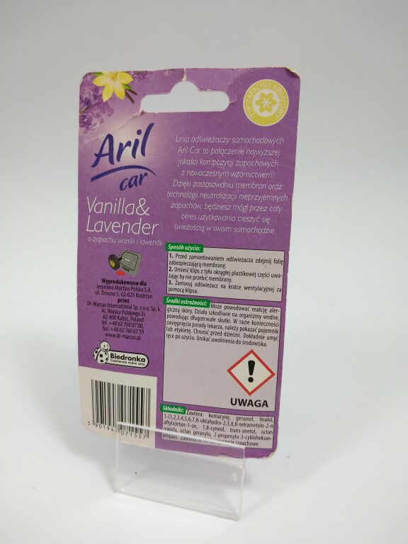 zapach-samochodowy-aril-car-lavenda-stan-uzywany