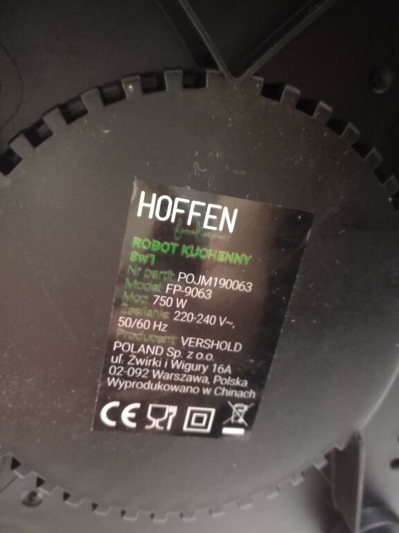 ROBOT KUCHENNY 8W1 HOFFEN FP-0144