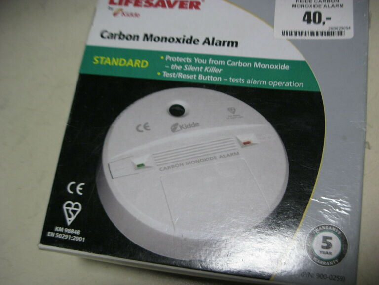 KIDDE CARBON MONOXIDE ALARM 900-0259