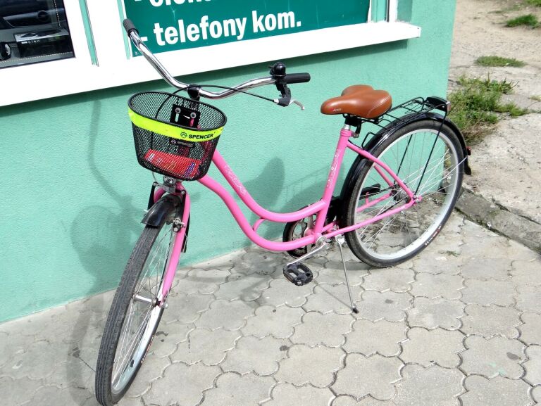 ROWER FOLTA RETRO 26" DAMSKI RÓŻ+ DOKUMENTY