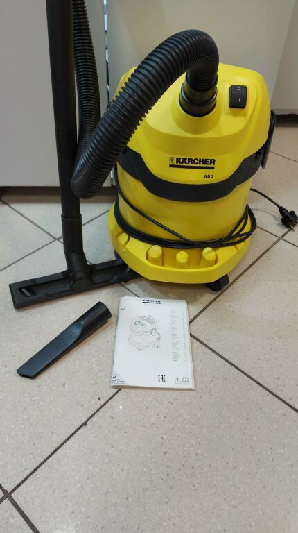 ODKURZACZ KARCHER WD 2 1.62 1000W + RURA +KONCÓWK
