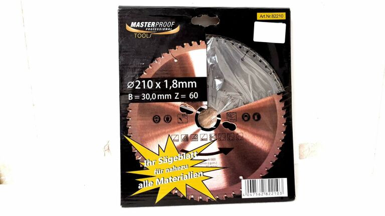 TARCZA MASTERPROOF PROFESSIONAL TOOLS 210X1,8MM