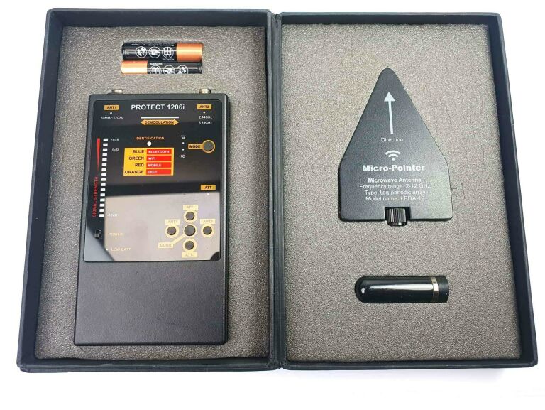 WYKRYWACZ PODSŁUCHÓW 1206I PROTECT WIFI GSM PLUSK