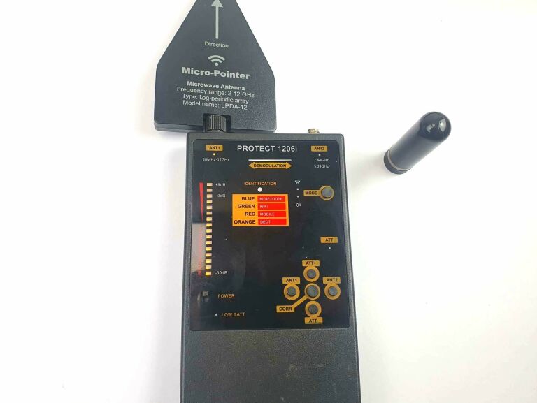 WYKRYWACZ PODSŁUCHÓW 1206I PROTECT WIFI GSM PLUSK
