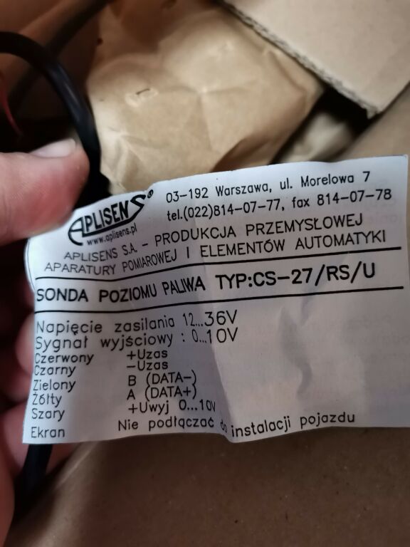 SONDA APLISENS CS 27 /U/0-800
