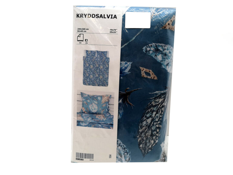 ZOBACZ POŚCIEL IKEA KRYDDSALVIA 200X200 JAK NOWA!