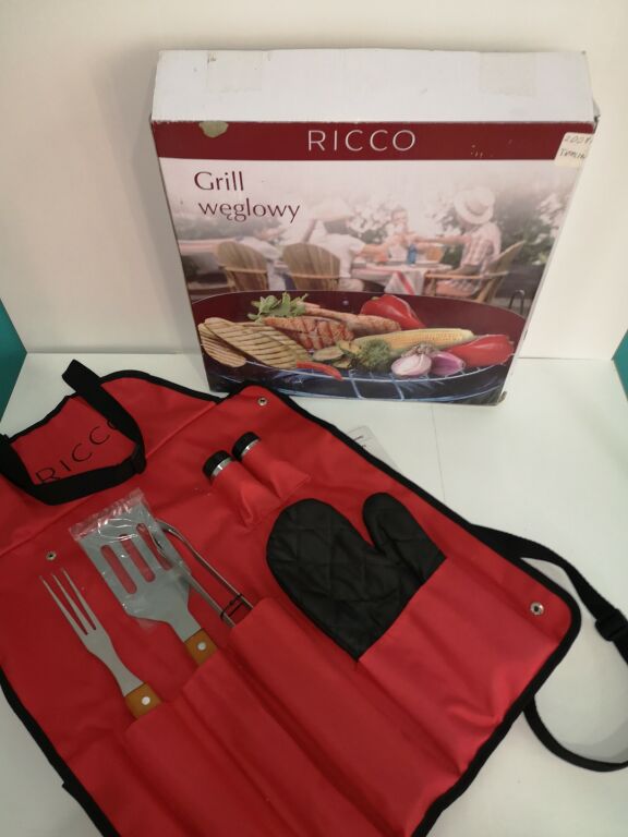 GRILL WEGLOWY RICCO+ AKCESORIA