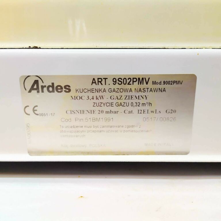 KUCHENKA ARDES 9002PMV