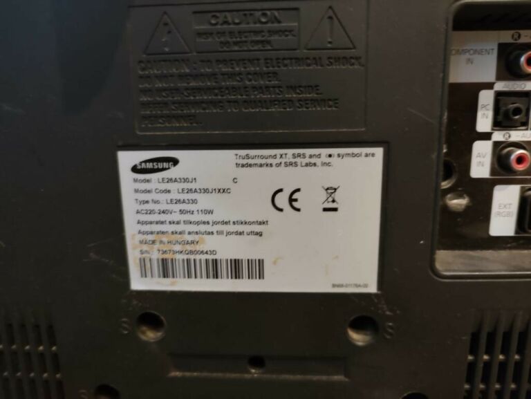TV 26'' SAMSUNG LE26A330J1 BRAK PILOTA I PODSTAWY