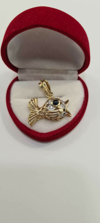 ZAWIESZKA ZŁOTA RYBKA 585 14K.