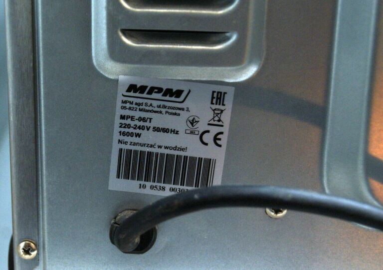 MINI PIEKARNIK MPM MPE 06/T TERMOOBIEG