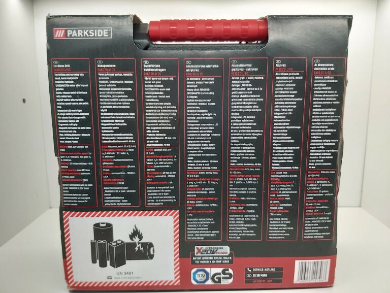 WIERTARKO-WKRĘTARKA PARKSIDE PABS 20-LI D5 20V