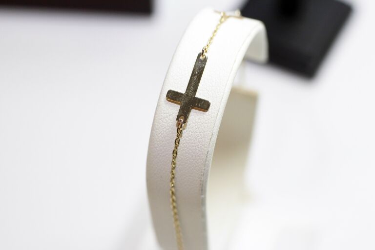 nowa-zlota-bransoletka-093g-p585-krzyzyki-18cm-material-15835-2