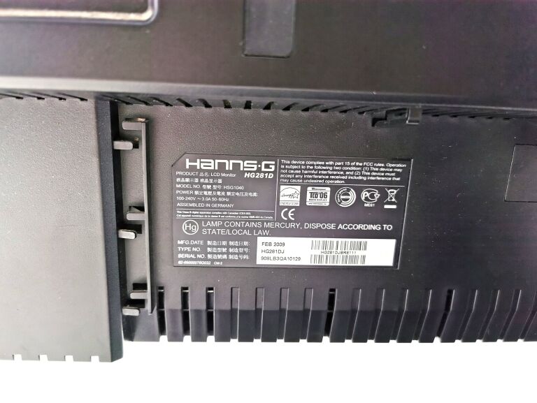 MONITOR/TELEWIZOR HANNS.G HG281D 28" FULL HD