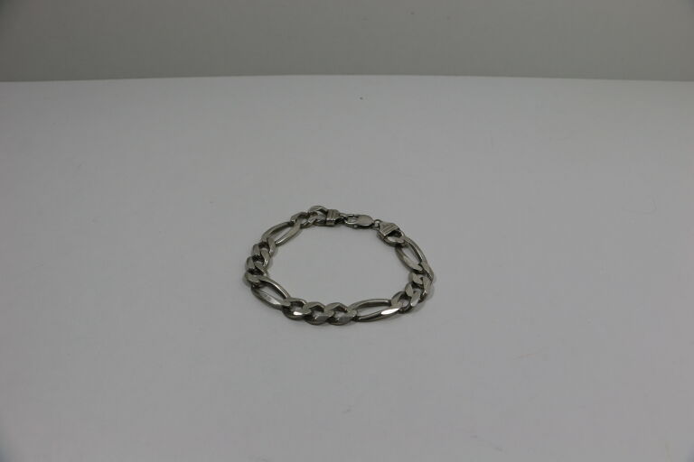 srebrna-bransoletka-meska-925-4866g-25cm-splot-figaro