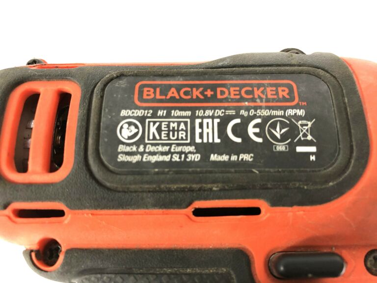 WIERTARKO-WKRĘTARKA BLACK DECKER BDCDD12