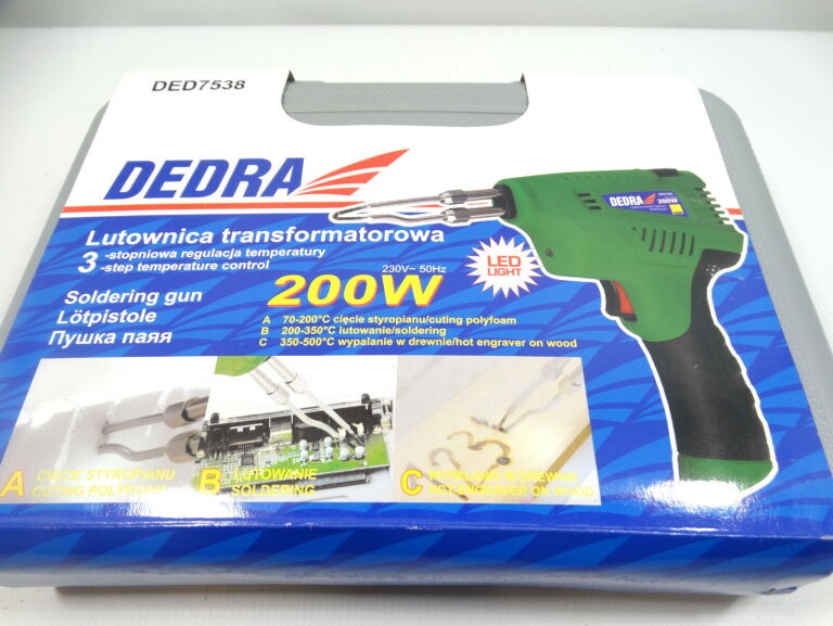 DEDRA LUTOWNICA TRANSFORMATOROWA 200W DED7538