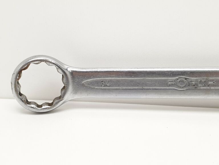 KLUCZ PŁASKO-OCZKOWY FORCH 34 CHROM VANADIUM