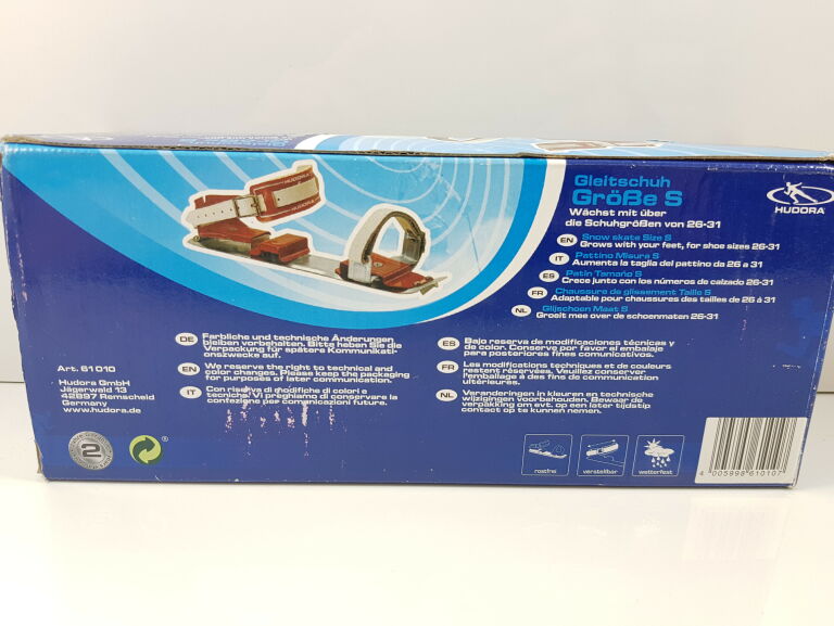 HUDORA PŁOZY NAKŁADKI NA BUTY ŁYŻWY 61010 S 26-31