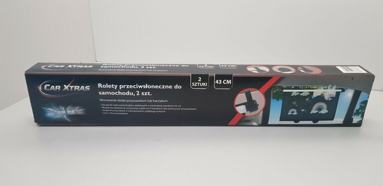 ROLETY PRZECIWSŁONECZNE DO SAMOCHODU CAR XTRAS