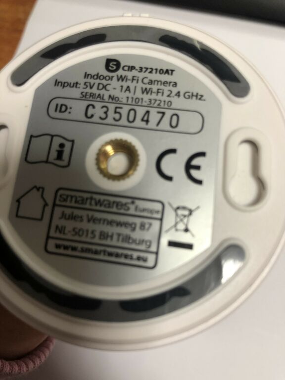 KAMERA WI-FI DO WNĘTRZ SMARTWARES CIP-37210
