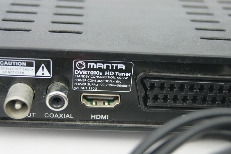 TUNER DVB-T MANTA DVBT010S// BEZ PILOTA //OPIS