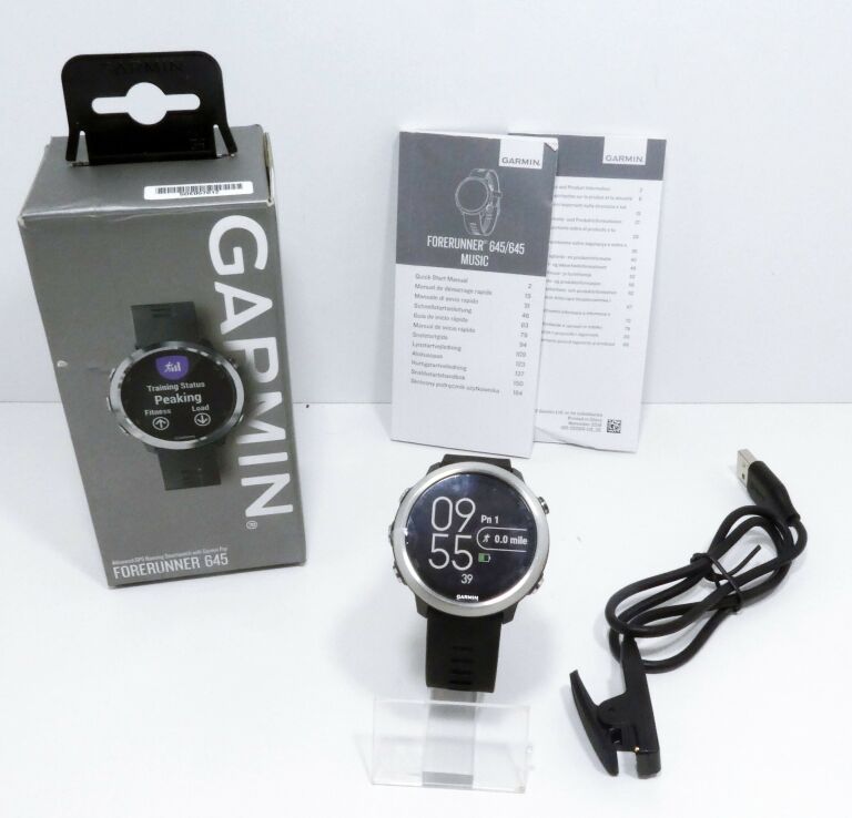 ZEGAREK SPORTOWY GARMIN FORERUNNER 645