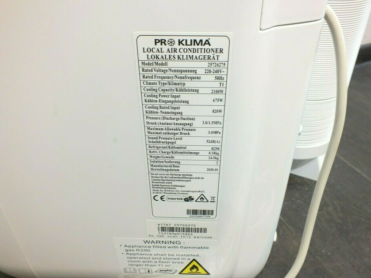 klimatyzator-mobilny-proklima-25726275-stan-uzywany