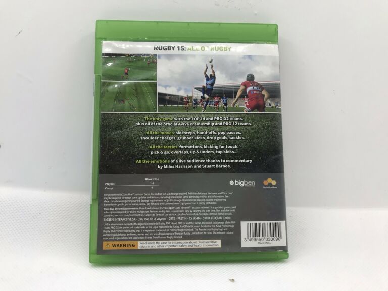 GRA XBOX ONE RUGBY 15