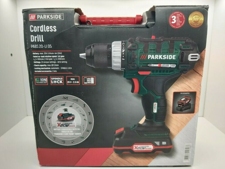WIERTARKO-WKRĘTARKA PARKSIDE PABS 20-LI D5 20V