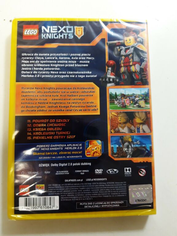 LEGO NEXO KNIGHTS CZĘŚĆ 3 ODCINKI 11-15 DVD