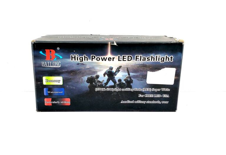 latarka-hig-power-led-bailong-bl-t808-01-l2-stan-uzywany
